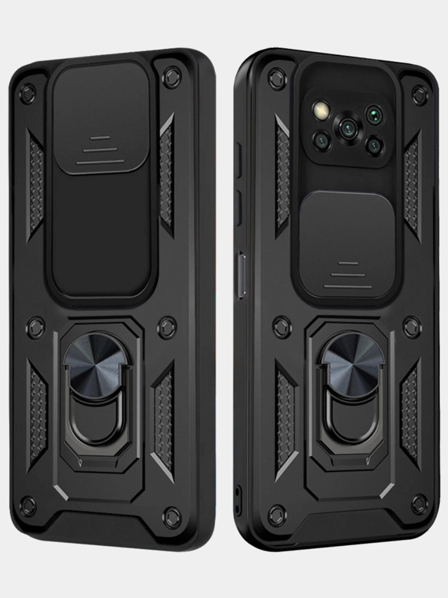 Красный чехол противоударный armors для Xiaomi Poco X3 и X3 Pro/Поко Х3 и Х3 Про с защитой камеры