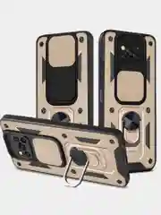 Золотой чехол противоударный armors для Xiaomi Poco X3 и X3 Pro/Поко Х3 и Х3 Про с защитой камеры