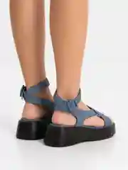 Синий босоножки женские, босоножки женские на платформе, сандали женские