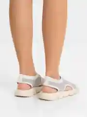 Серый босоножки летние
