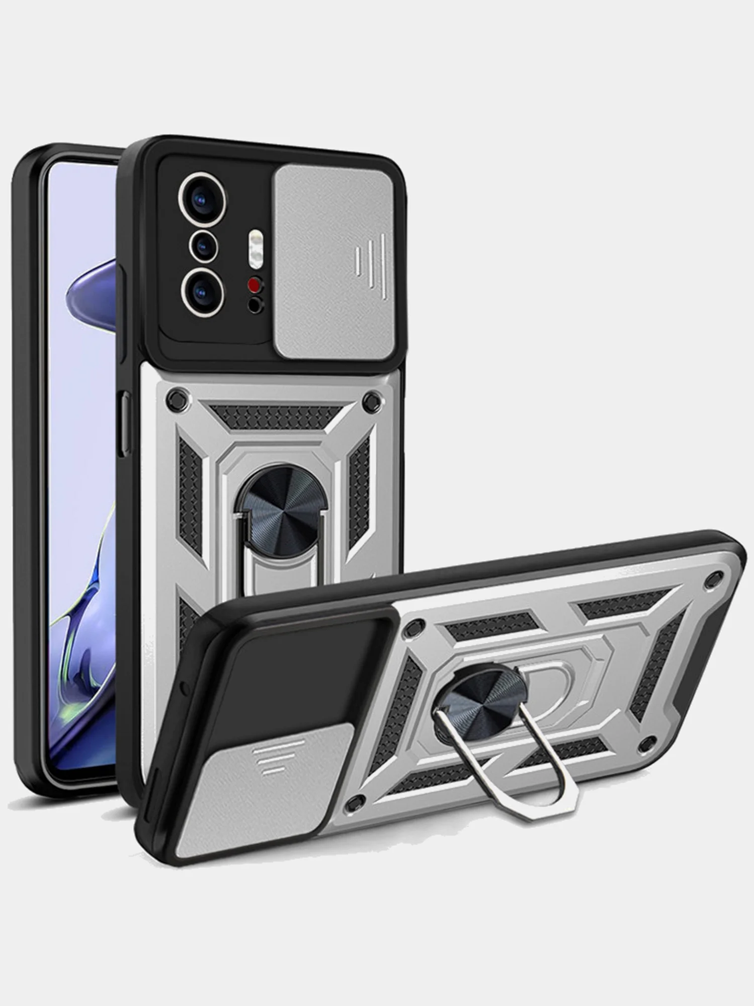 Зеленый чехол противоударный armors для Xiaomi 11T и 11T Pro/Сяоми 11Т и 11Т Про с защитой камеры