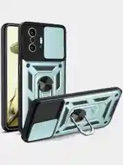 Зеленый чехол противоударный armors для Xiaomi 11T и 11T Pro/Сяоми 11Т и 11Т Про с защитой камеры