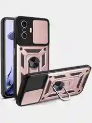 Розовый чехол противоударный armors для Xiaomi 11T и 11T Pro/Сяоми 11Т и 11Т Про с защитой камеры