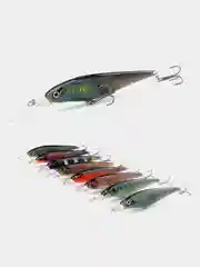 Рыболовный воблер "Минноу" minnow, 8 см, 8,7 г, 8 цветов