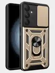 Серебряный чехол противоударный armors для Samsung A55 5G / Самсунг А55 5G с защитой камеры