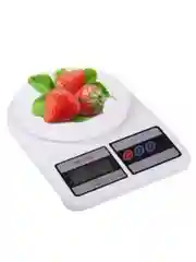 Белый весы кухонные электронные