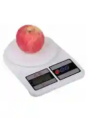 Белый весы кухонные электронные