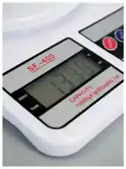 Белый весы кухонные электронные