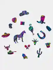 Деревянный фигурный пазл Active Puzzles "Храбрый бык", 37 х 35 см, 170 деталей