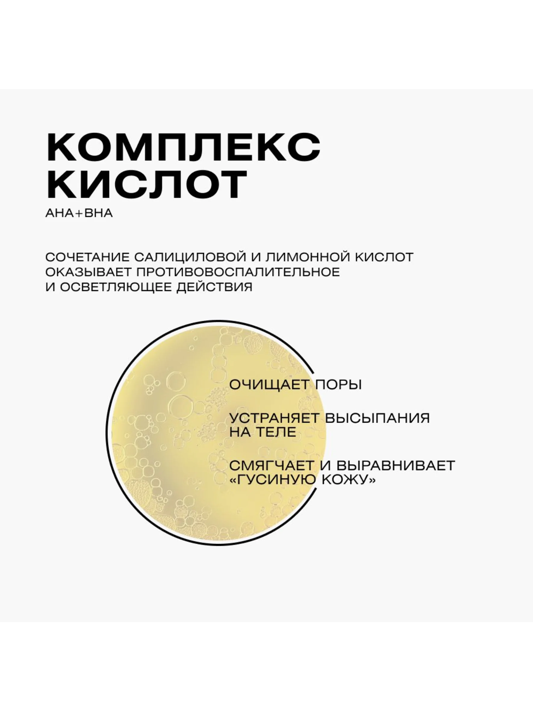 CLEANPLUS Гель для душа с кислотами для проблемной кожи, 250 мл