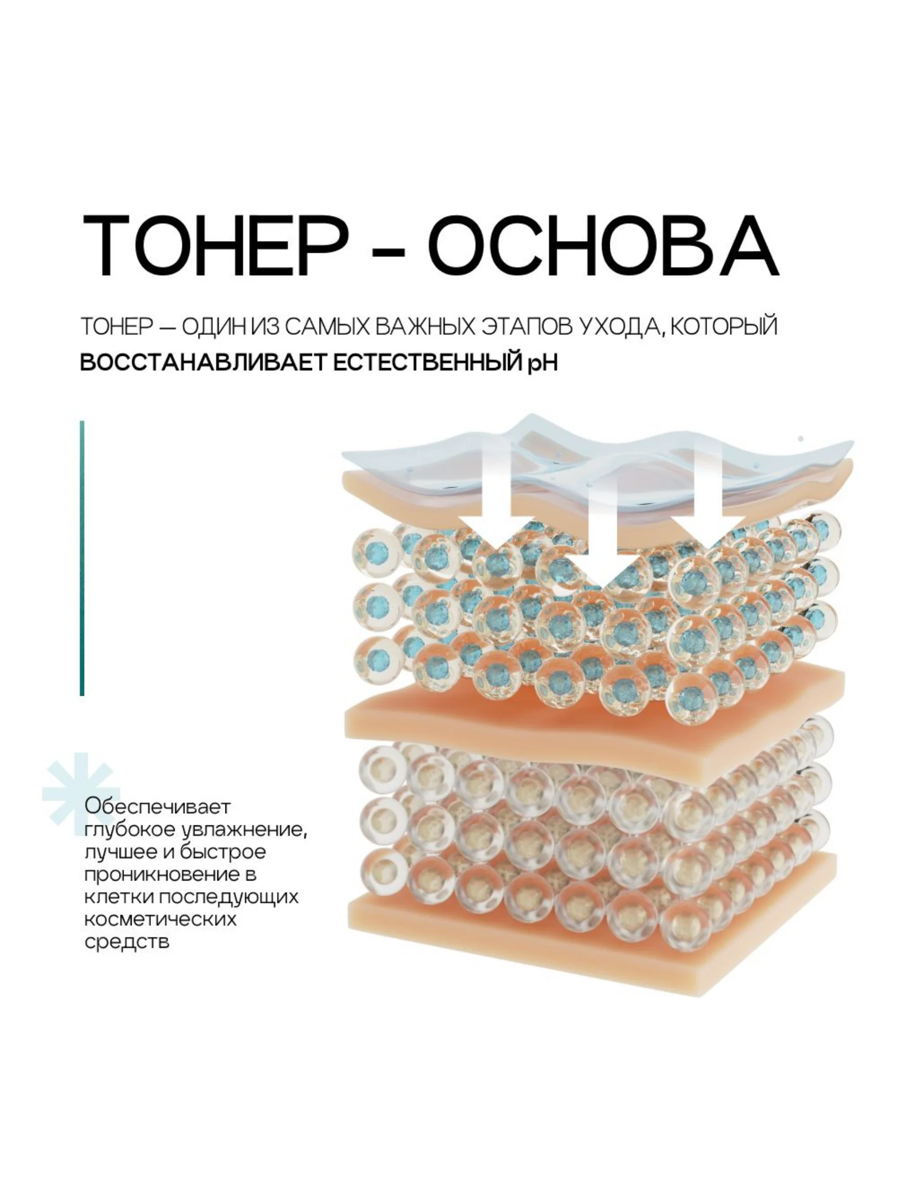 To My Skin / Тонер для лица увлажняющий успокаивающий от прыщей с кислотами, 200 мл