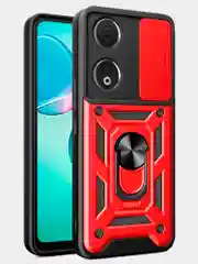 Красный чехол противоударный armors для Honor 90 / Хонор 90 с защитой камеры