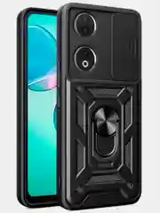 Черный чехол противоударный armors для Honor 90 / Хонор 90 с защитой камеры