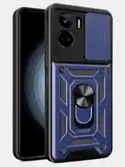 Темно-синий чехол противоударный armors для Honor 90 Lite / Хонор 90 Лайт с защитой камеры