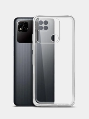 Чехол для Xiaomi Redmi 10C / Poco C40 (Сяоми Редми 10С / Поко С40), прозрачный