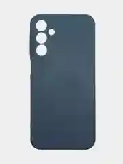 Синий чехол Silicone Cover для Samsung Galaxy A15 (Самсунг Галакси А15), силиконовый