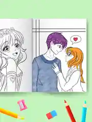 Розовый раскраски детские Аниме/для мальчиков, 8 стр А4. Проф-Пресс