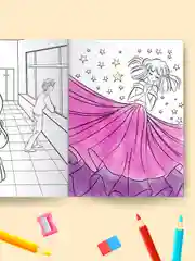 Желтый раскраски детские Аниме/для мальчиков, 8 стр А4. Проф-Пресс