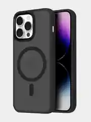 Чехол силиконовый матовый MagSafe для iPhone 11 12 13 14 15 16 Pro Max