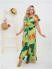 Салатовый сарафан женский, большие размеры