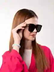 Бронзовый очки солнцезащитные имиджевые женские мужские модные