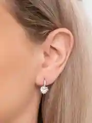 Прозрачный серьги женские