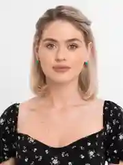 Лазурный серьги женские