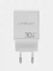 Белый cетевой адаптер CharGuide 30 Watt для быстрой зарядки телефона