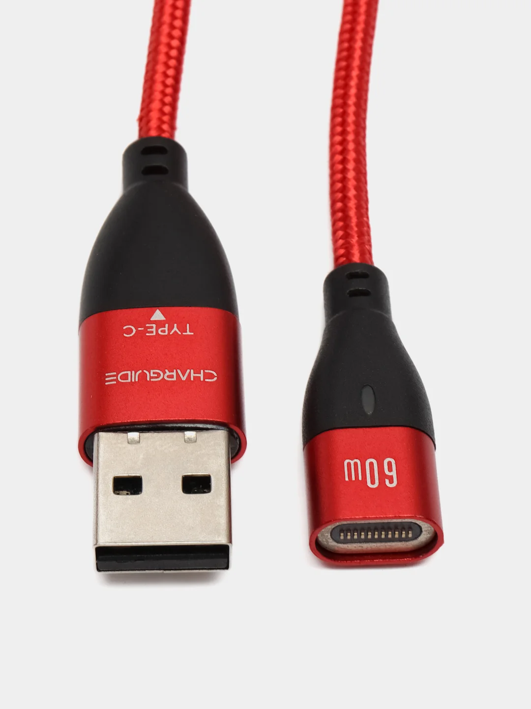 USB, USB-C кабель магнитный CharGuide Slim line 60 W для быстрой зарядки и передачи данных