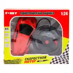 Желтый р/у машина, Скоростной мотор", в ассортименте, ТМ Funky Toys,