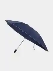 Синий зонт обратного сложения со встроенным фонариком, умный зонт Zuodu Automatic Umbrella LED