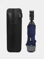 Синий зонт обратного сложения со встроенным фонариком, умный зонт Zuodu Automatic Umbrella LED