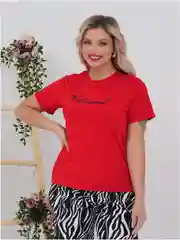Красный костюм-двойка женский, большие размеры