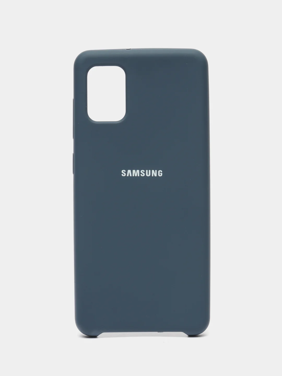 Синий меланж чехол Silicone Case для Samsung Galaxy A31