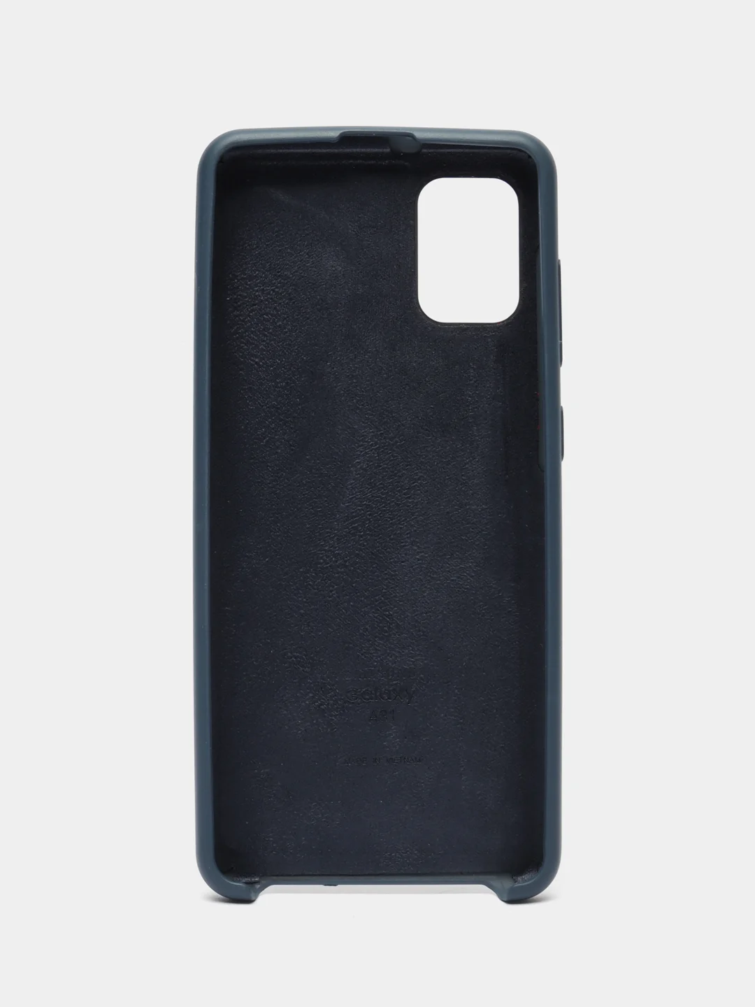 Синий меланж чехол Silicone Case для Samsung Galaxy A31