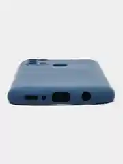Темно-синий чехол для Samsung M31 силиконовый с защитой камеры