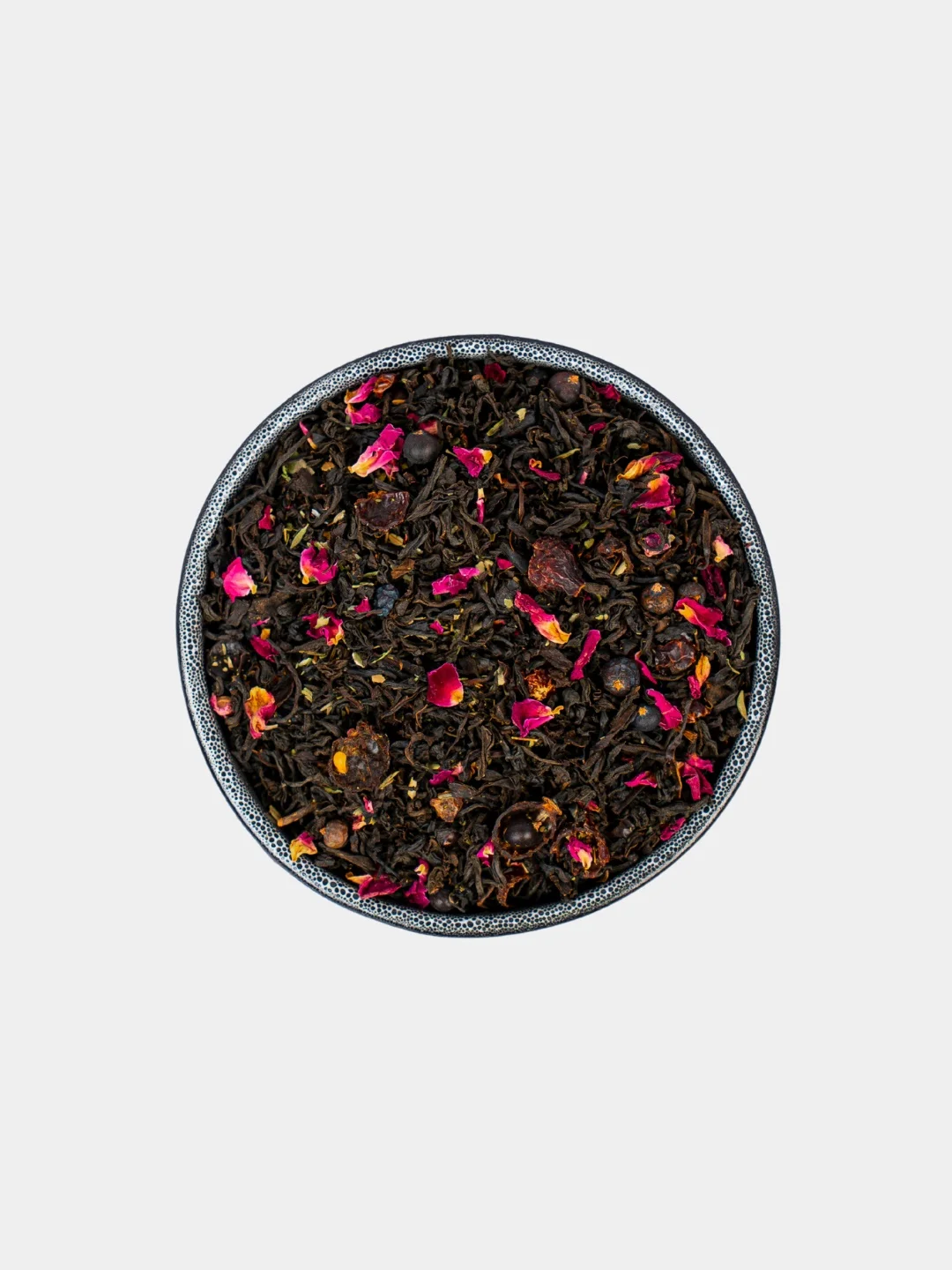Чай черный листовой TEAON "Вкус лета" с можжевельником, шиповником, чабрецом и розой, 50 г