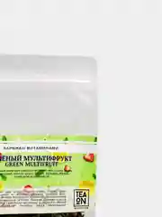 Чай зеленый TEAON "Зеленый мультифрукт", с добавлением ягод годжи, банана, каркаде, 50 г