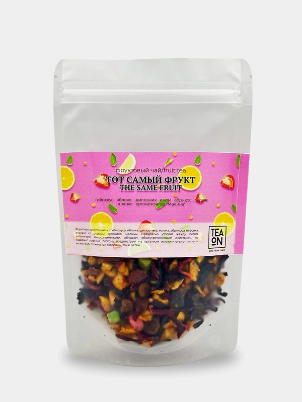 Чай красный листовой TEAON "Тот самый фрукт", каркаде, 50 г
