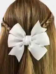 Белый бантики на заколке/Бантики/Детская заколка для волос/Заколка бантики/Акссесуары/Мини бант
