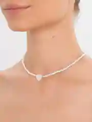 Цепочка чокер с сердцем на Новый год