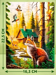 Детский пазл, Puzzle Time, 80 деталей, размер 22,5 *16,3 см