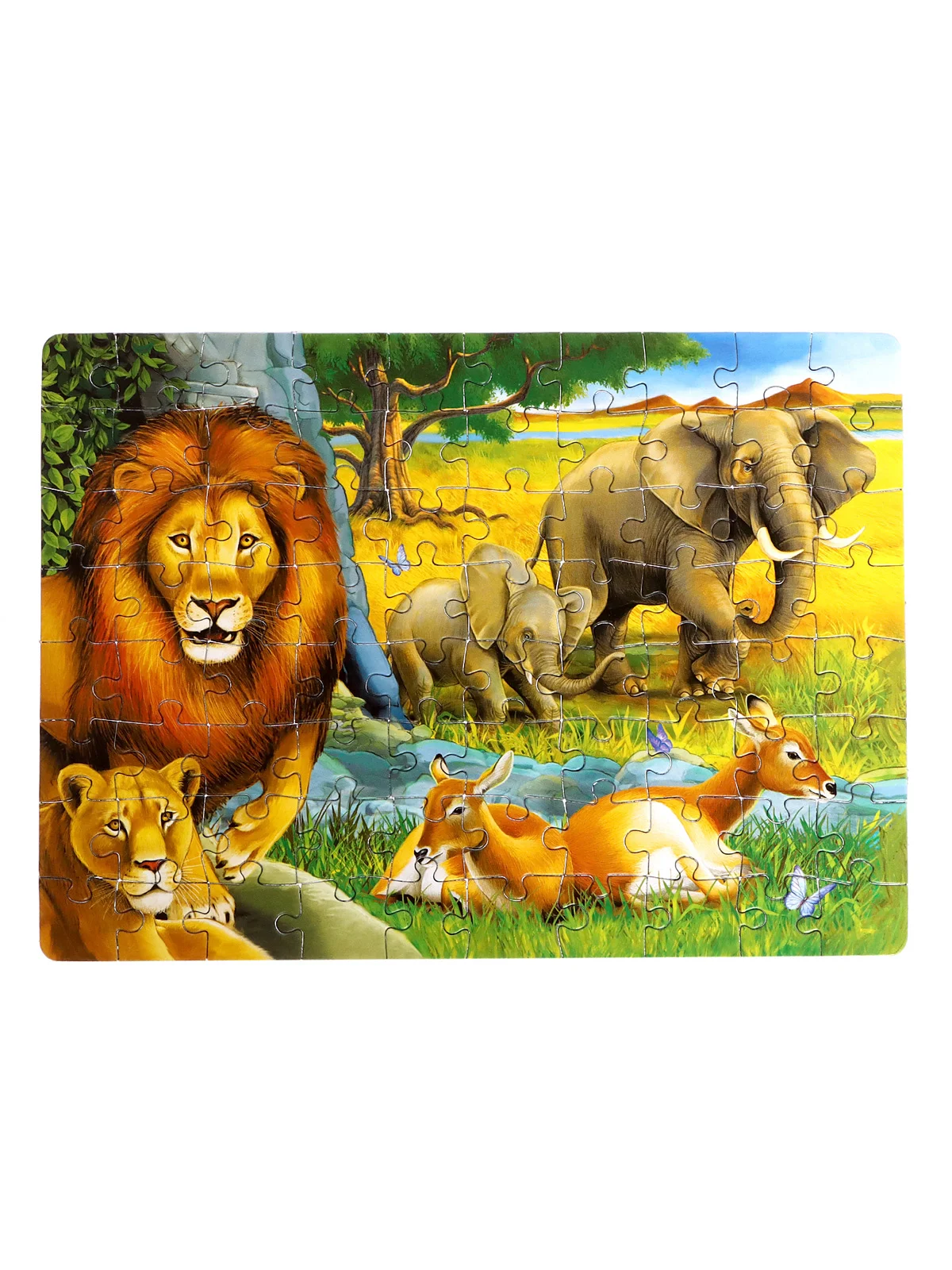 Детский пазл, Puzzle Time, 80 деталей, размер 22,5 *16,3 см