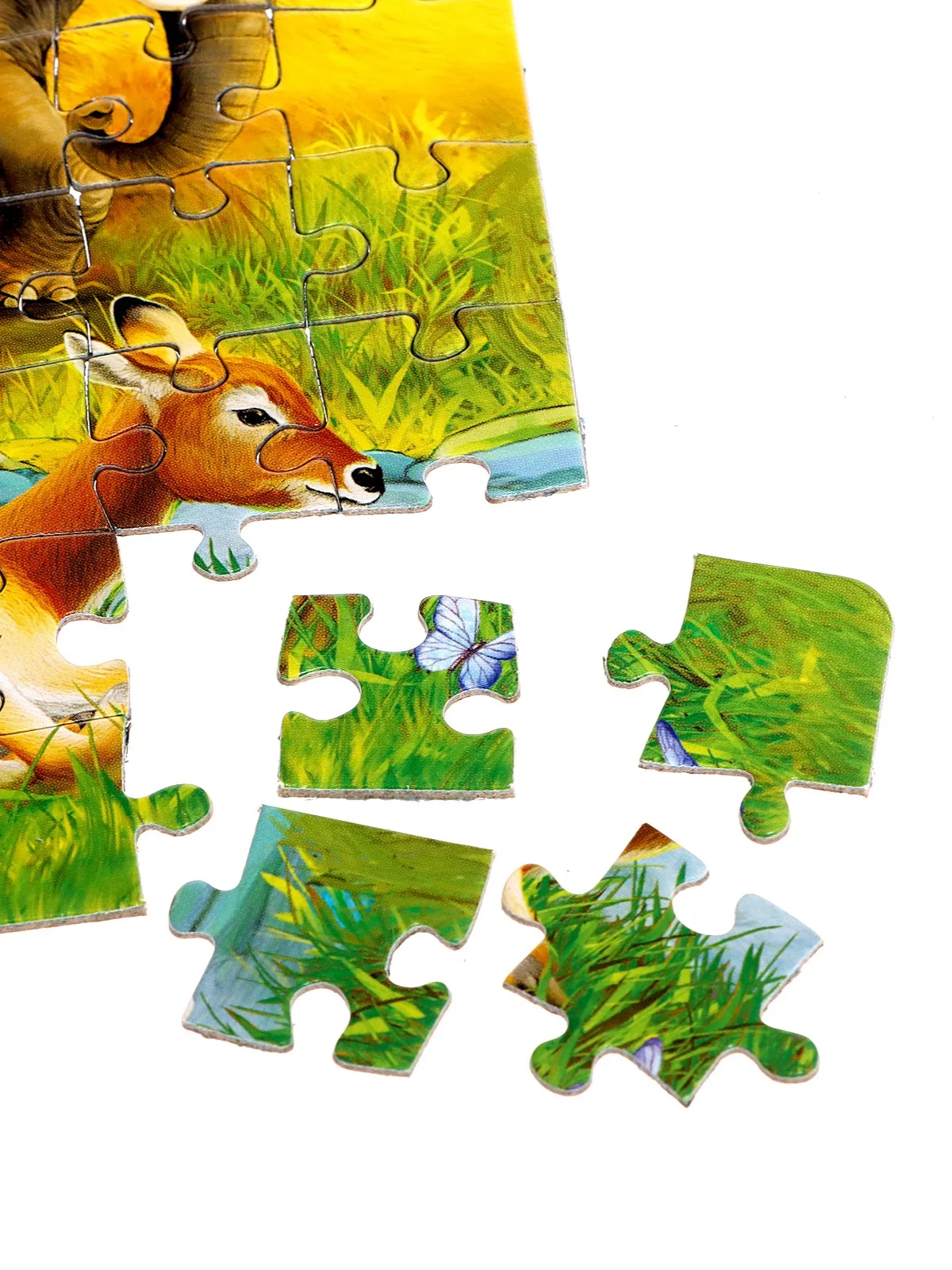 Горчичный детский пазл, Puzzle Time, 80 деталей, размер 22,5 *16,3 см
