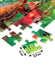 Зеленый детский пазл, Puzzle Time, 80 деталей, размер 22,5 *16,3 см