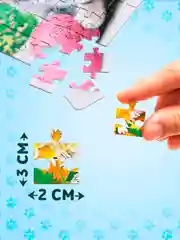 Салатовый детский пазл, Puzzle Time, 80 деталей, размер 22,5 *16,3 см