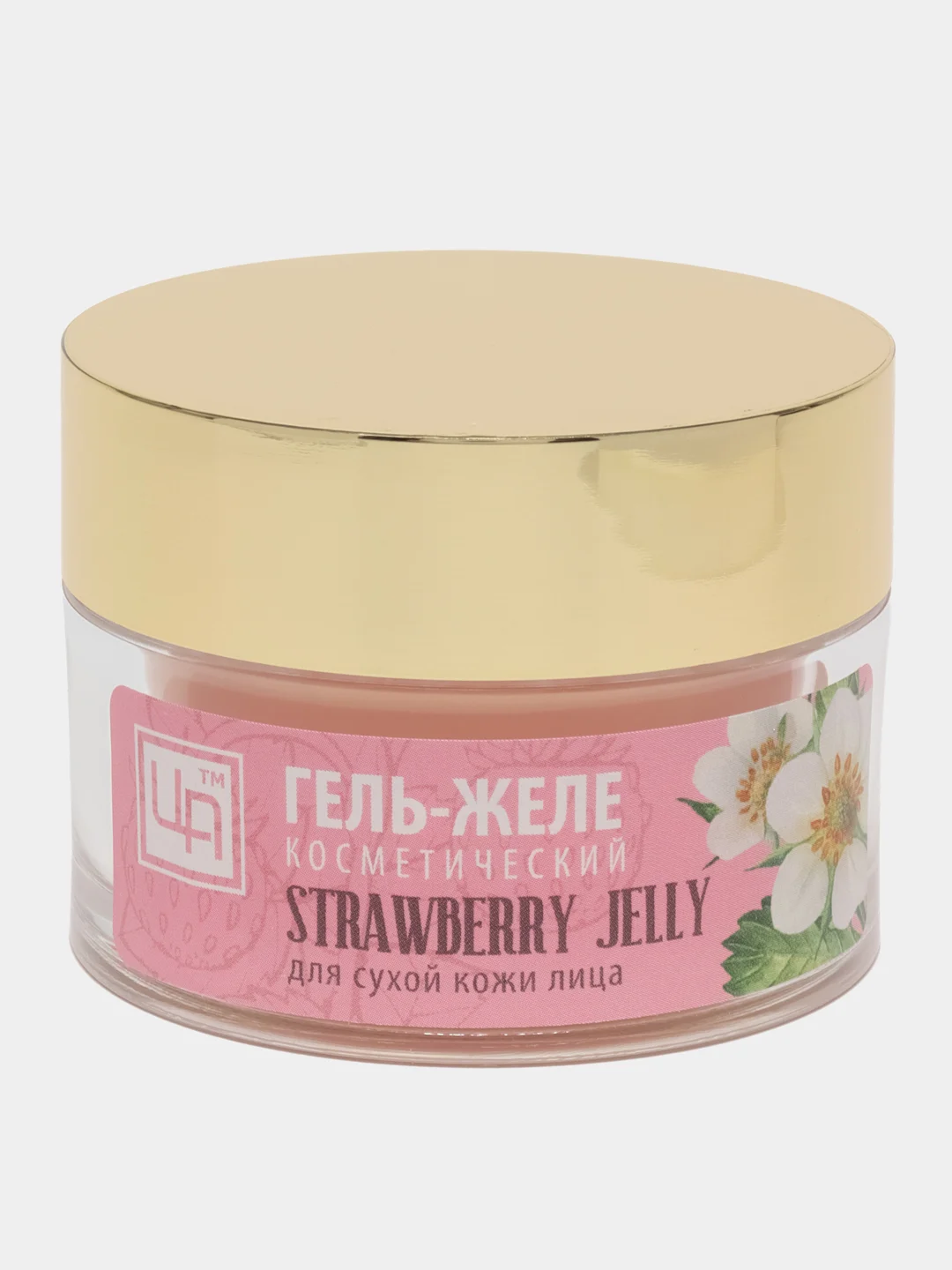 Гель-желе для лица косметический STRAWBERRY JELLY для сухой кожи ЦА, 50 г