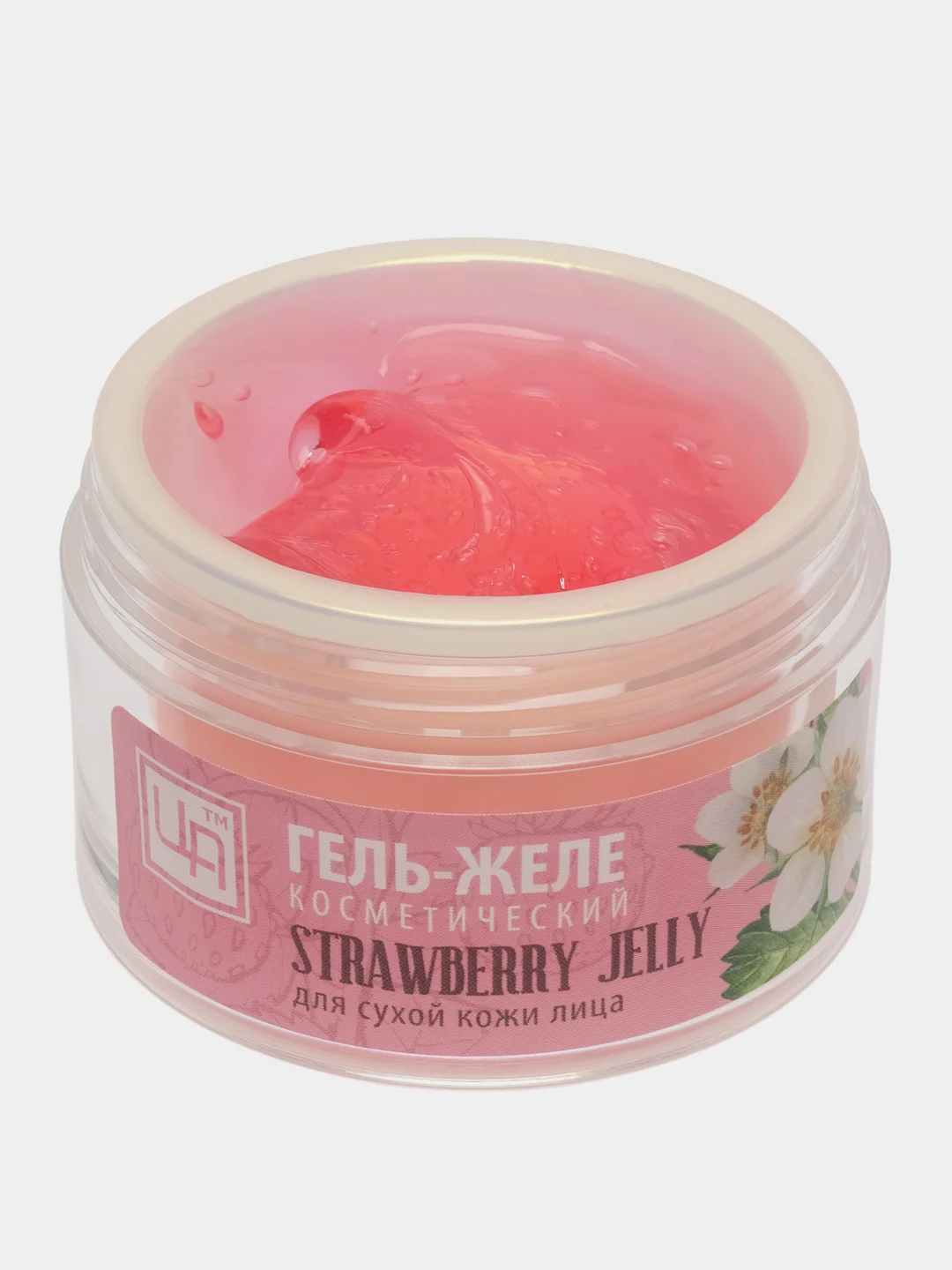 Гель-желе для лица косметический STRAWBERRY JELLY для сухой кожи ЦА, 50 г