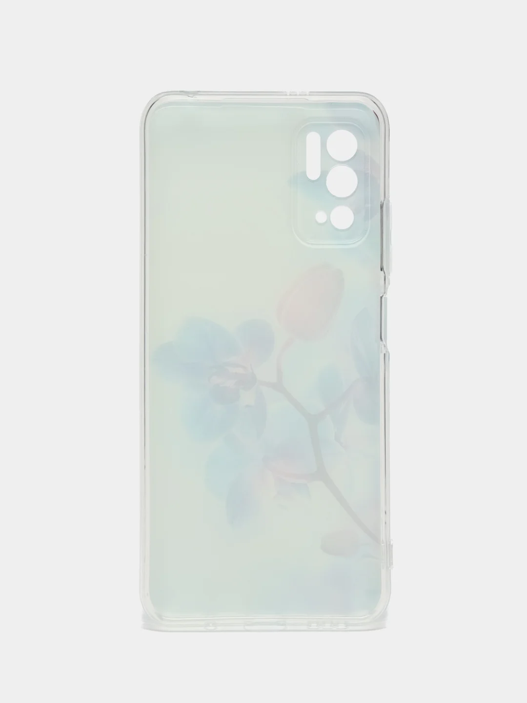 Лазурный чехол на Xiaomi Redmi Note 10T/10 5G/Poco M3 Pro / Сяоми Редми Нот 10T прозрачный