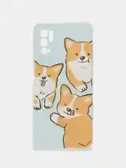 Светло-оранжевый чехол на Xiaomi Redmi Note 10T/10 5G/Poco M3 Pro / Сяоми Редми Нот 10T прозрачный